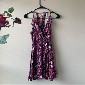 🇺🇦Kimchi Blue OU flowy floral mini summer dress